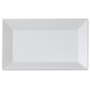 elegant 12" Rectangle White Plastic Dinner Plates  - Posh Party Supplies.com