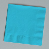 Bermuda Blue Beverage Napkins - Posh Party Supplies
