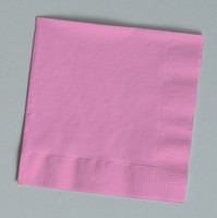 Candy Pink Beverage Napkins - Posh Party Supplies