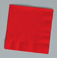 Classic Red Beverage Napkins-500 Red Napkins-Posh Party Supplies