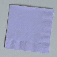 Disposable Luscious Lavender Paper Beverage Napkins - Posh Party Supplies