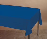 Navy Disposable Plastic 54x108 Table cover  - Posh Party Supplies