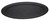 Disposable Black Disposable 11 x 16" Large Plastic Oval Tray - Posh Party Supplies