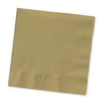 Glittering Gold Luncheon Napkins - Posh Party Supplies