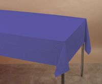 Purple Tissue and Plastic 54x108 Tablecover - Posh Party Supplies
