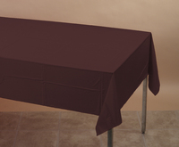 Chocolate Brown Paper Tissue/Poly Table - Posh Party Supplies
