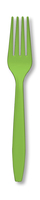 Disposable Fresh Lime Plastic Premium Forks - Posh Party Supplies