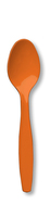 Sunkissed Orange Premium Plastic Spoons - 288 Spoons