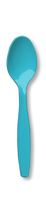 Bermuda Blue Premium Plastic Spoons - 288 Spoons