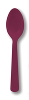 Burgundy Premium Plastic Spoons - 288 Spoons