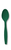 Hunter Green Premium Plastic Spoons - 288 Spoons