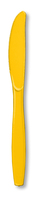 Disposable School Bus Yellow Plastic Knives - Posh Party Supplies
