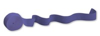 Purple 500' Solid Crepe Streamer - Posh Party Supplies