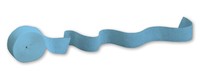 Pastel Blue 500' Solid Crepe Streamer - 12 Streamers