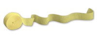 Discounted Mimosa 81' Paper Crepe Streamer - Posh Party Supplies