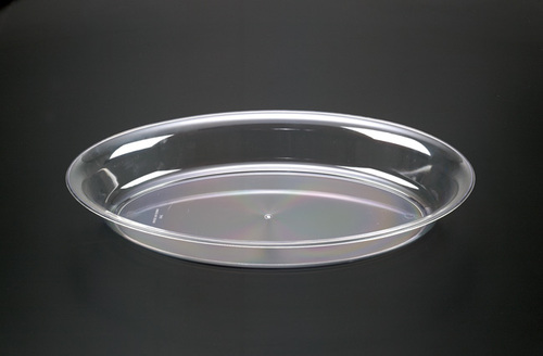 Disposable 14"x21" Clear Plastic Oval Platter -Posh Party Supplies