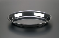 Disposable 250 oz Black Plastic Oval Bowl -Posh Party Supplies