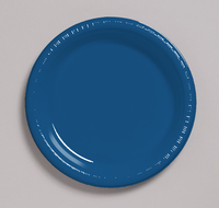 Navy 6.75" Plastic  Dessert Plates- 240 Plates