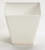 Disposable 3 oz White Plastic Square Mini Notion -Posh Party Supplies