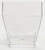Disposable 2 oz Clear Plastic Square  Mini Notion -Posh Party Supplies