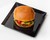 Disposable 4.5"  Plastic Black Square Mini Dish -Posh Party Supplies