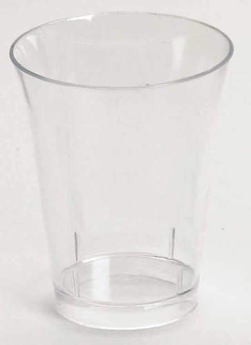 Disposable 2 oz Clear Plastic Round Mini Shooter Glass -Posh Party Supplies