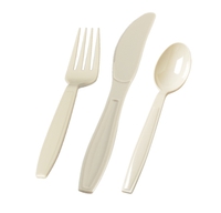 Bone Extra Heavy Duty Plastic Cutlery Combo