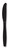 Disposable Extra Heavy Black Knives Plastic - Posh Party Supplies