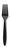 Disposable Black Plastic Forks - 1000 Black Forks