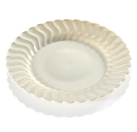 Plastic Clear 9" Dinner Plates  - Posh Party Supplies