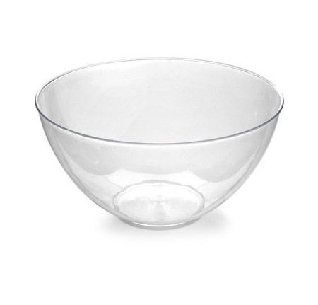 White 60 Oz. Plastic Bowl  - Posh Party Supplies
