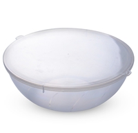 White 1 Gallon Plastic Bowl  - Posh Party Supplies