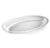 Black 11" x 16" 128 oz. Oval Plastic Bowl  - Posh Party Supplies