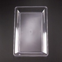 Plastic Clear 12" X 12" Square Tray  - Posh Party Supplies