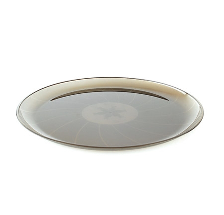 Plastic Smoke Classic 12" Round Tray  - Posh Party Supplies