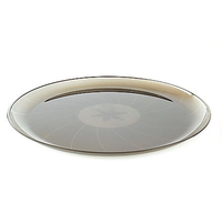 Plastic White Classic 18" Round Tray  - Posh Party Supplies