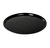 Black Supreme 14" Round Tray - 25 Plastic Trays per case.