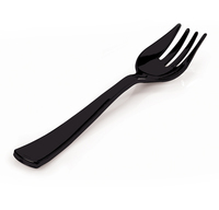 Plastic Black 10" Extra Heavy Serving Fork  - Posh Party Supplies