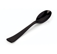 Plastic White 10" Extra Heavy Serving Spoon  - Posh Party Supplies