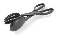 Plastic Black Salad Scissor Tongs  - Posh Party Supplies