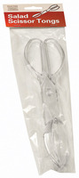 Clear Salad Scissor Tongs