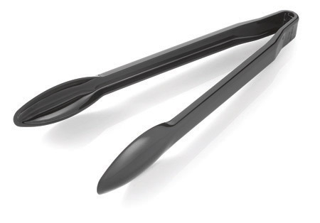 Plastic Black 12" Tongs  - Posh Party Supplies