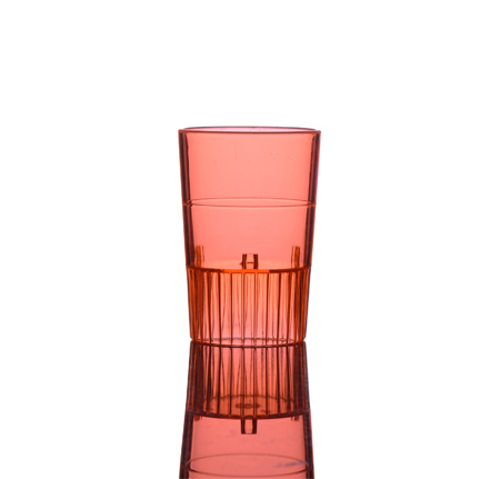 Plastic Orange 1.5 Oz. Neon Shooter  - Posh Party Supplies