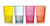 Plastic Multi Color 1.5 Oz. Neon Shooter  - Posh Party Supplies
