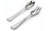 Plastic Disposable Silver 3 Count Serving Set, Retail Pack  - Posh Party Supplies
