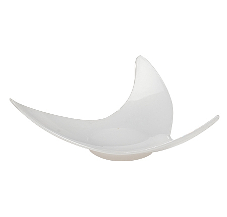 Plastic White 3.75" x 3.75" Tiny Twists  - Posh Party Supplies