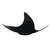 Plastic Black 3.75" x 3.75" Tiny Twists  - Posh Party Supplies