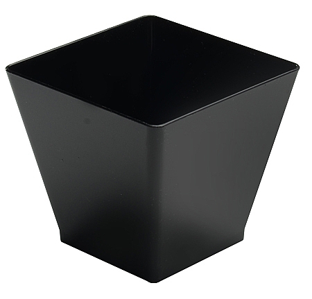 Plastic Black 2 Oz. Tiny Cube  - Posh Party Supplies