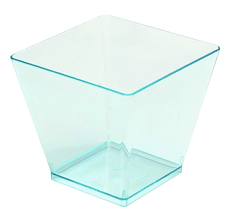 Plastic Green 2 Oz. Tiny Cube  - Posh Party Supplies