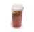 Clear 2.4 oz. Tiny Tumbler Lid PET - 1000 Pieces per Case